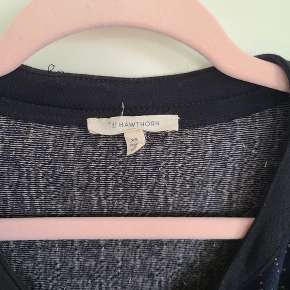 41 Hawthorn Stitch Fix Blue Asymmetric Zip Up Soft Jacket Size XS - Picture 10 of 11